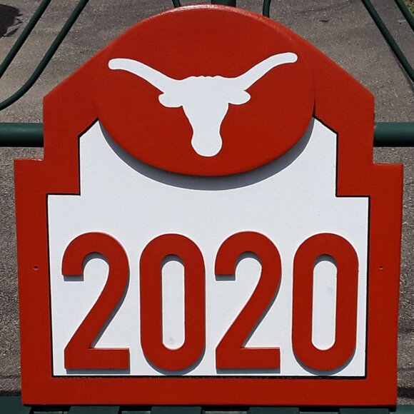 TEXAS Longhorn Address Sign for your home (with your address) NEW! - Picture 3 of 4